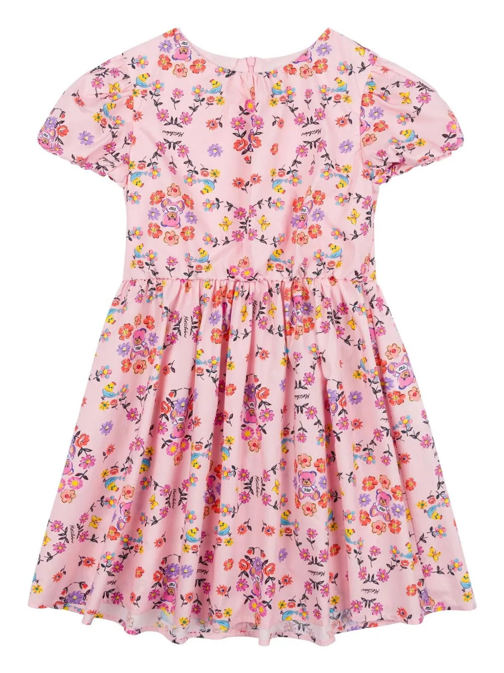 

Платье с принтом Moschino Kids, розовый