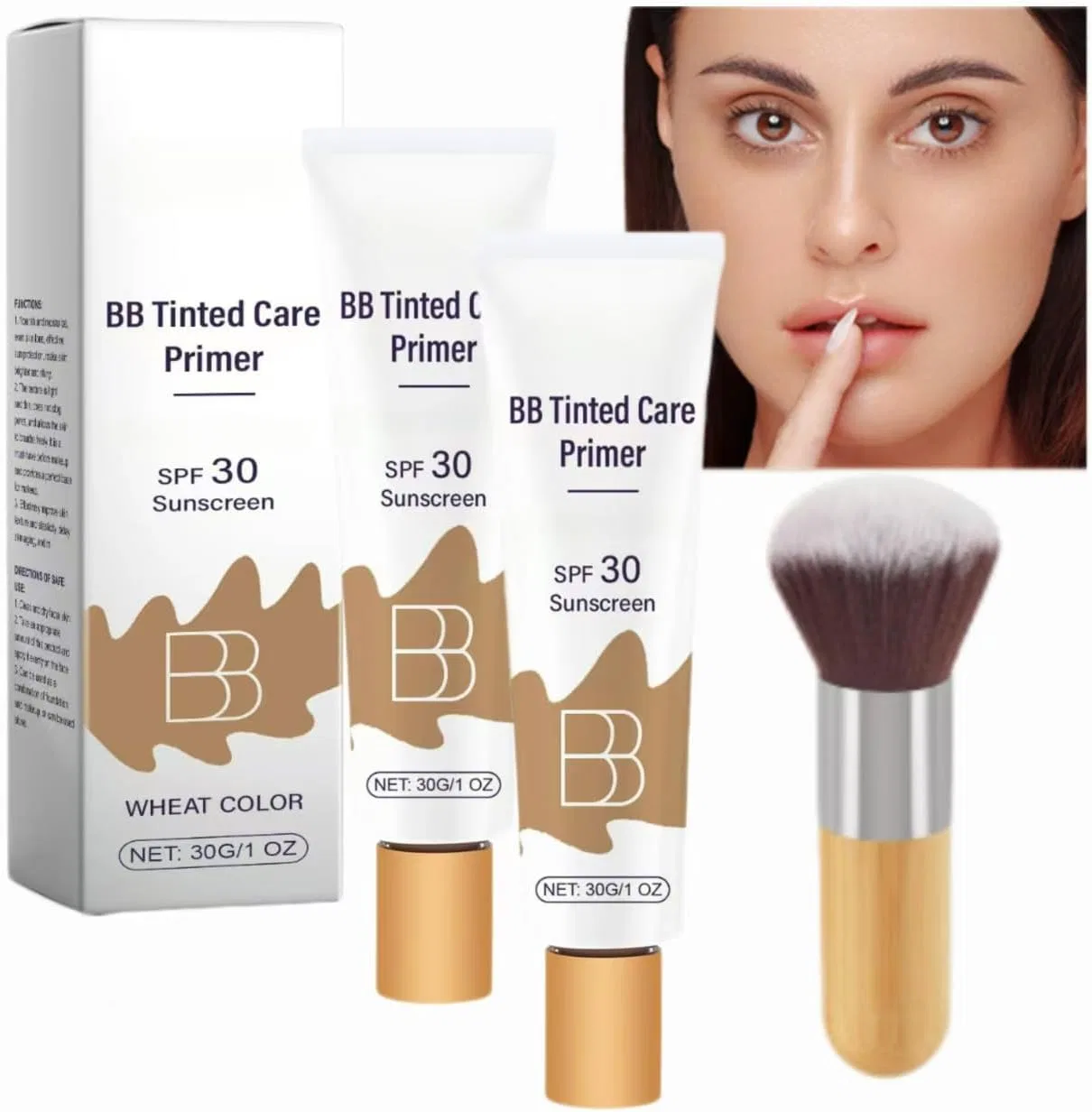 BB-крем BB Tinted Moisturizer SPF 30 Generic, 2 шт, 30 г, пшеничный