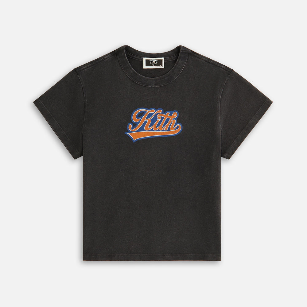

Футболка Kith Women for the New York Knicks Script Vintage Mulberry Tee, черный