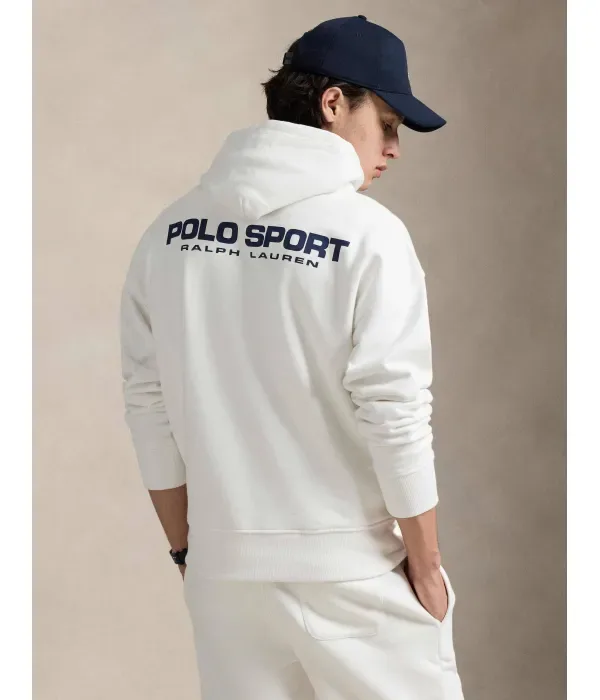 Толстовка relaxed fit Polo Ralph Lauren, белый — фото 3