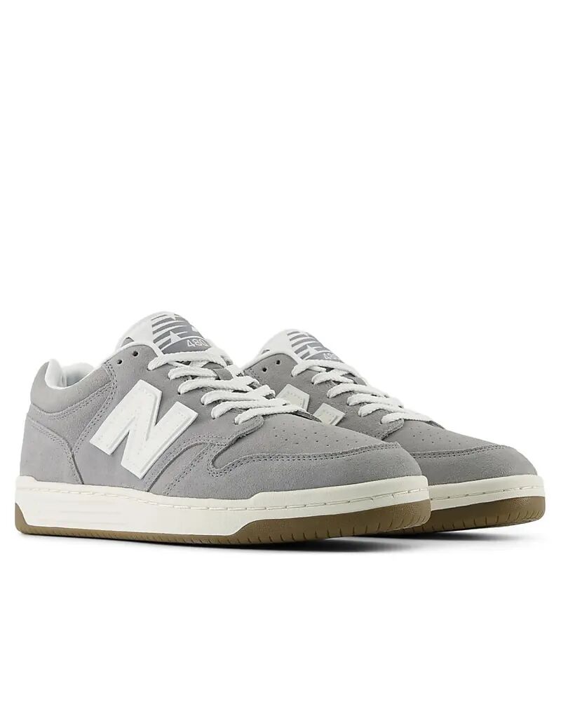 

Кроссовки New Balance 480 серого цвета