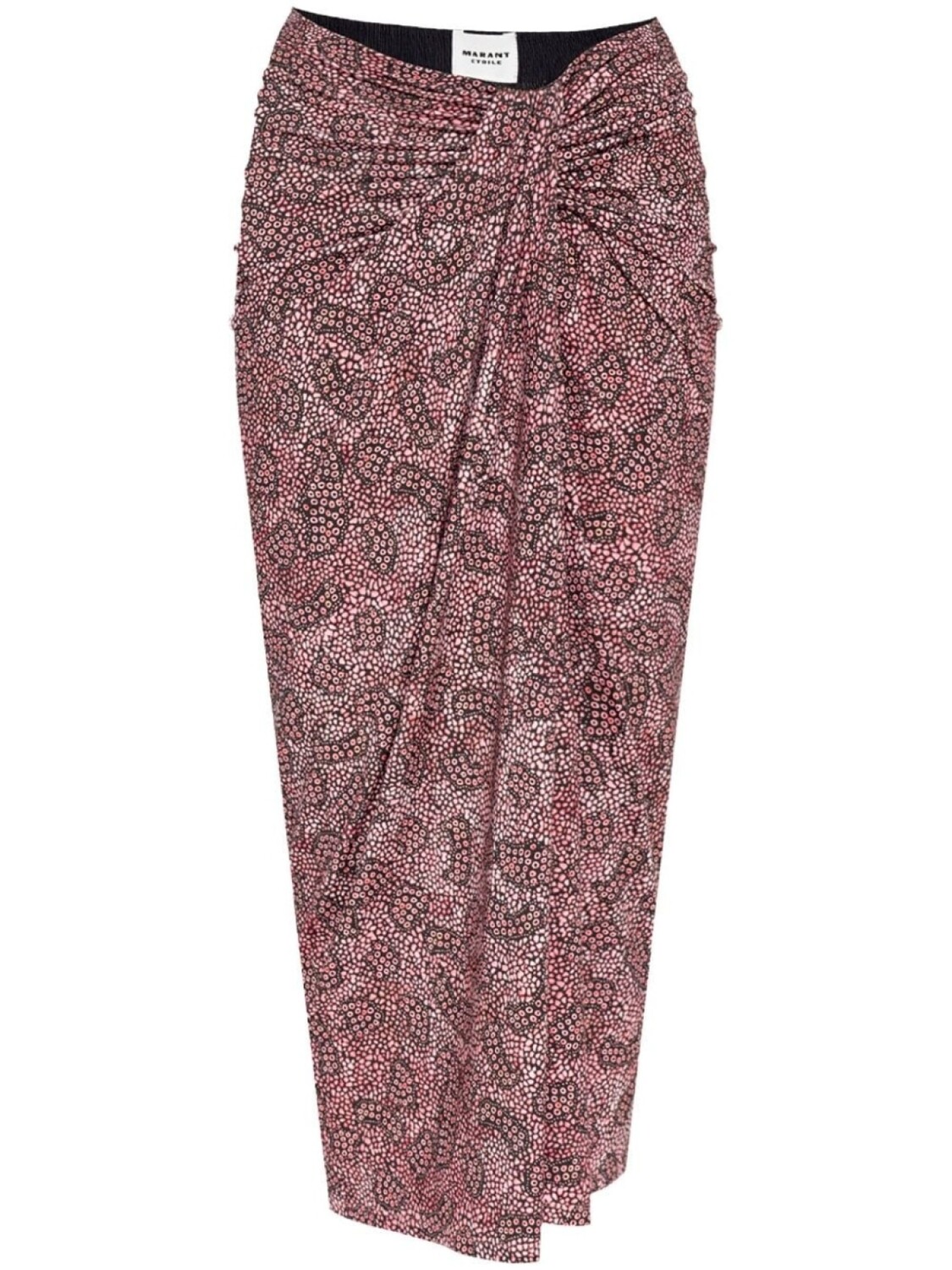 

MARANT ÉTOILE юбка миди Jeldia с графичным принтом, розовый