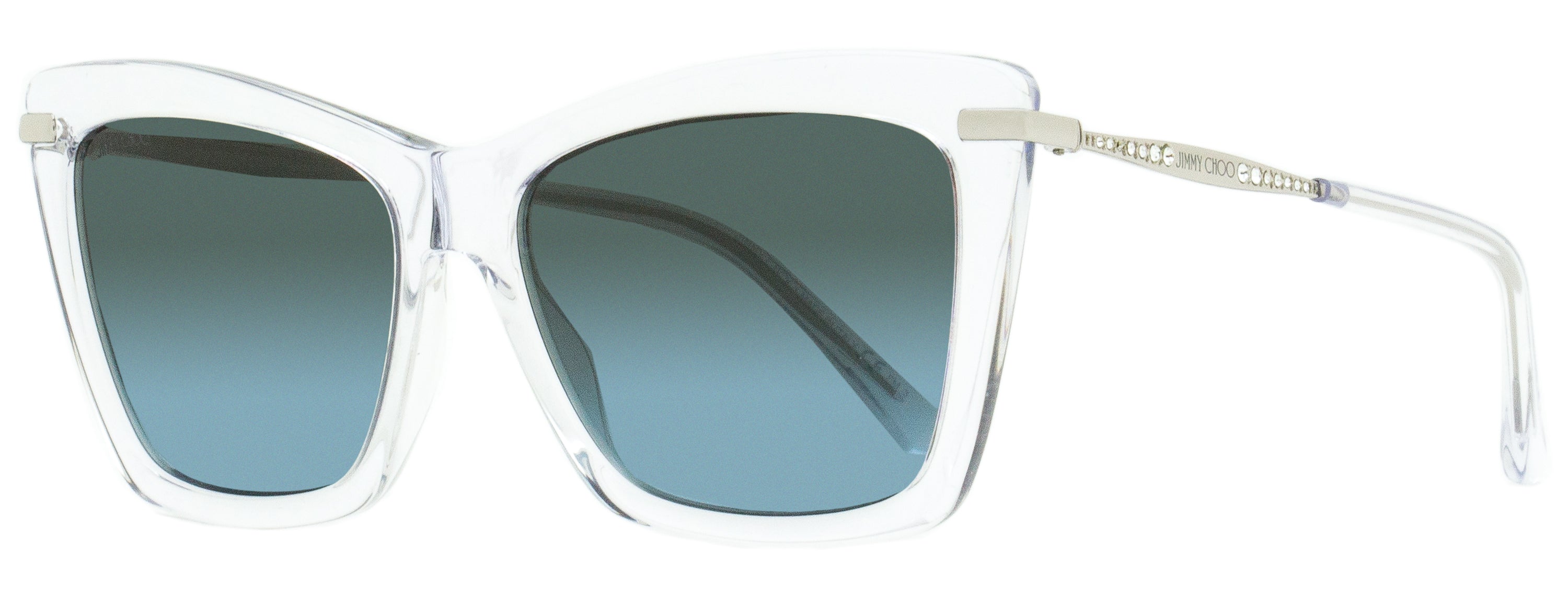 

Женские прямоугольные солнцезащитные очки Jimmy Choo Sady 900I7 Crystal 56 мм