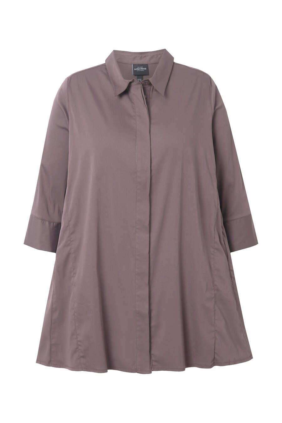 

Блуза Ulla Popken, темно-фиолетовый