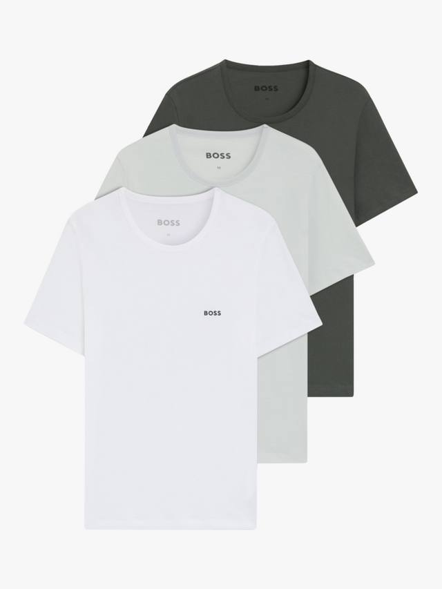 

Футболка BOSS Cotton с короткими рукавами HUGO BOSS, Pack of 3, Multi