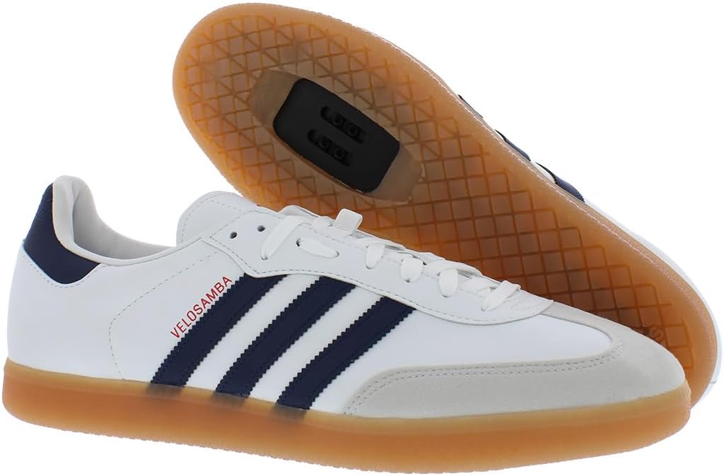 Кроссовки Adidas для взрослых унисекс The Velosamba, белый/белый/синий/темно-синий/алый — фото 2