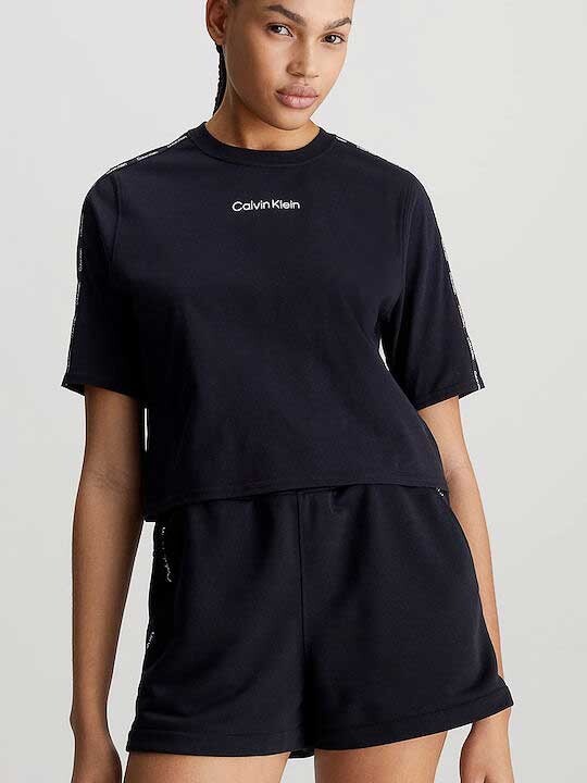 

Футболка Calvin Klein Performance PW SS T-Shirt Cropped, черный