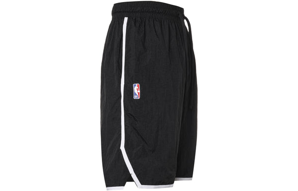 Шорты brooklyn nets breathable casual basketball shorts black Nike, черный — фото 2