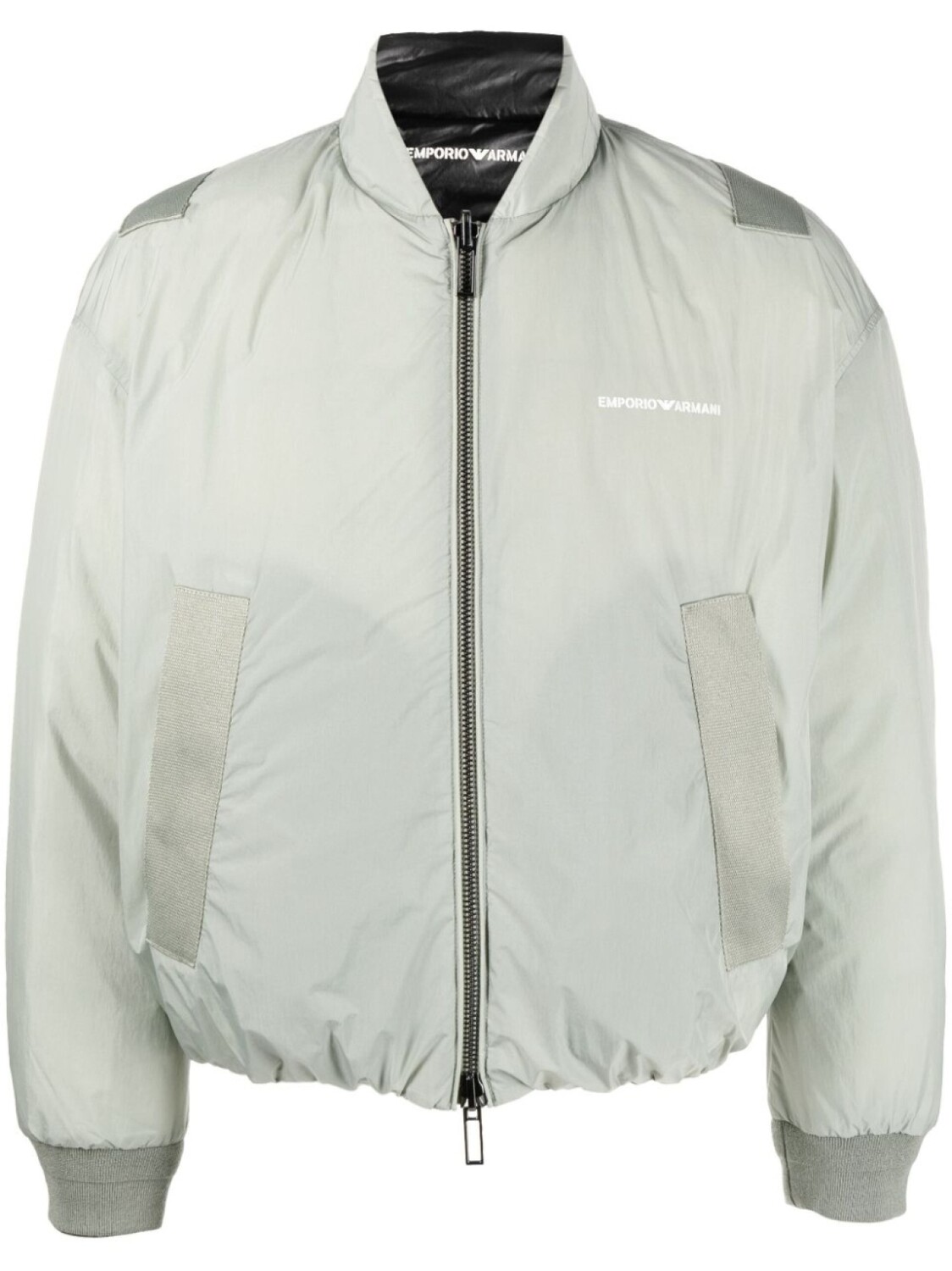 

Emporio Armani пуховик с логотипом, зеленый