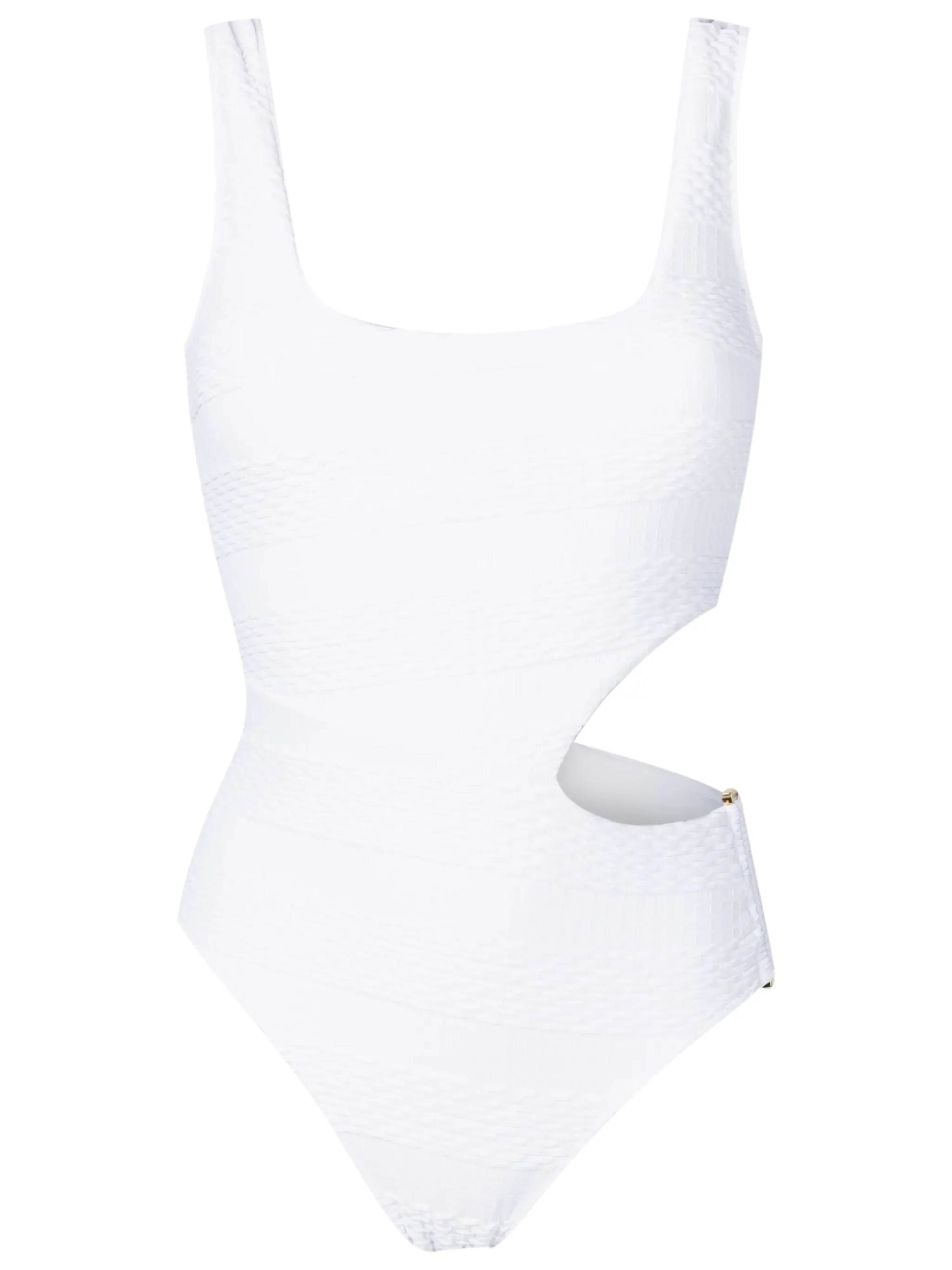 

Купальник с вырезом Amir Slama, белый