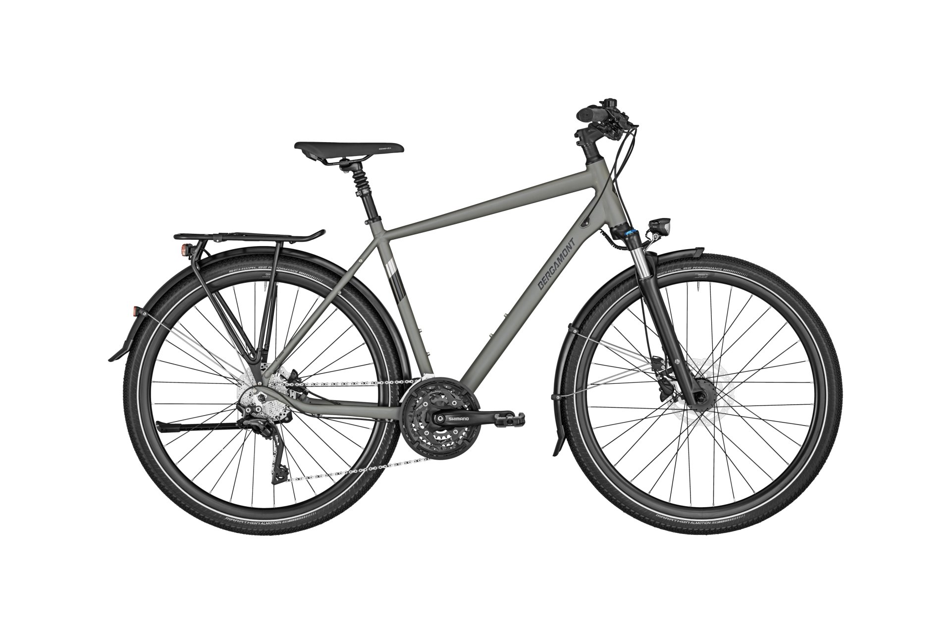 

Трекинговый велосипед Bergamont Horizon 7 gent - 28 дюймов - diamant, silber | matt titanium silver