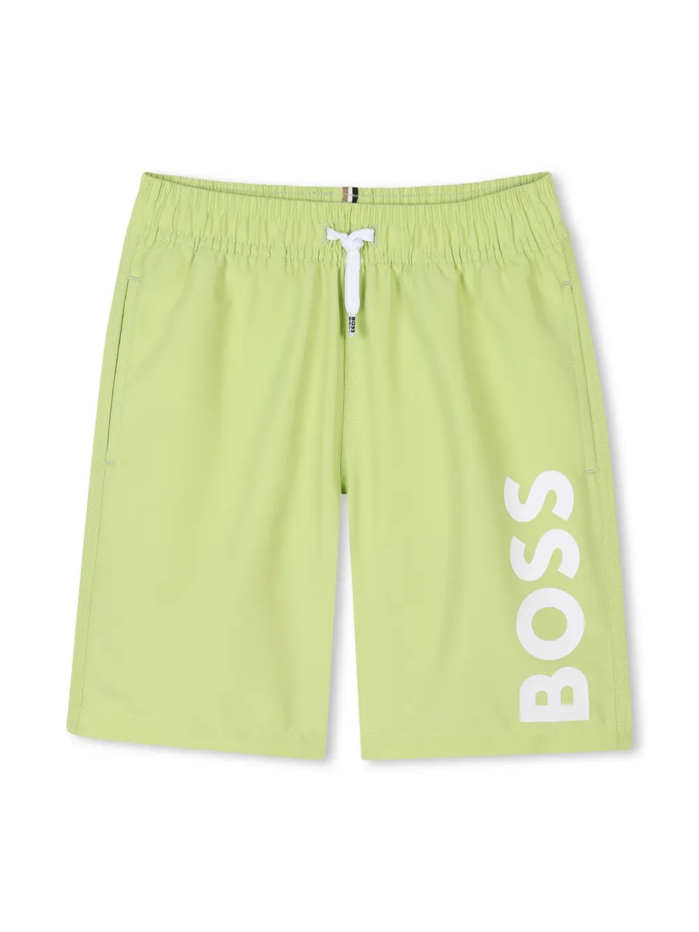 

Плавки-шорты с логотипом BOSS Kidswear, зеленый