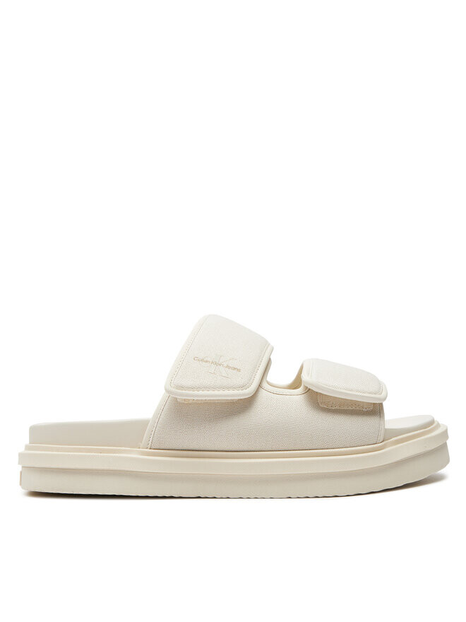 

Мюли Calvin Klein Jeans Double Bar Sandal Mtl YM0YM01020, экрю