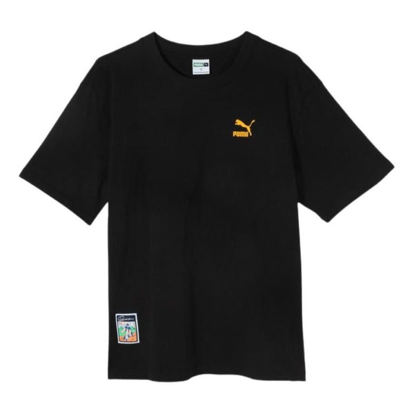 

Футболка classics pc graphic t-shirt 'black' Puma, черный