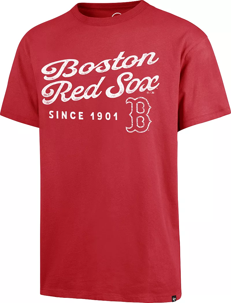 

Мужская красная футболка с надписью '47 Boston Red Sox