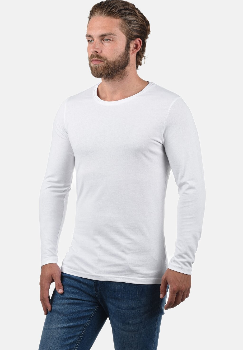 

Топ с длинными рукавами SDBASAL Solid, цвет white