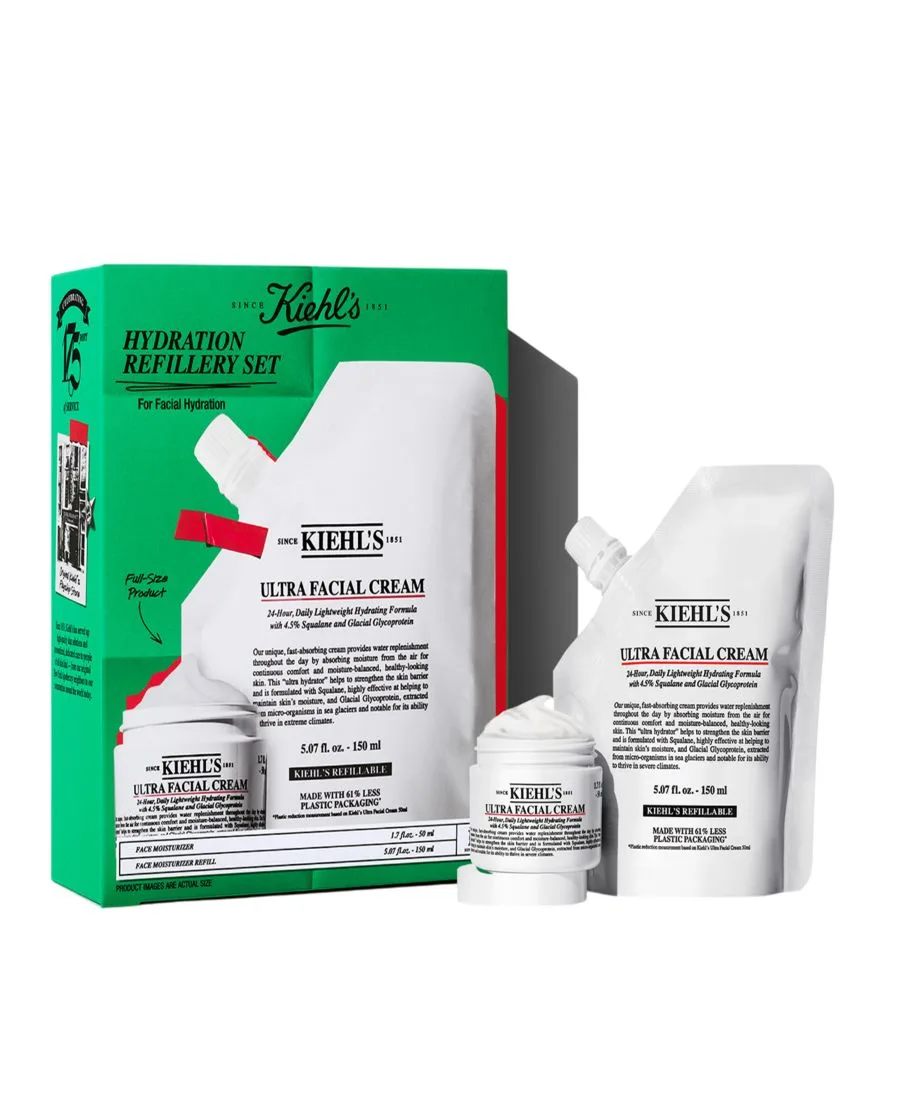 Kiehl's Since 1851 Набор из 2 средств: увлажняющий крем для лица Ultra и сменный блок