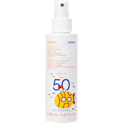 

YOGHURT Детский солнцезащитный крем SPF50 150 мл Korres