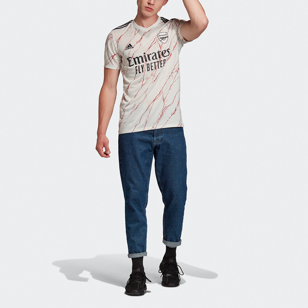Футболка Арсенал мужская белая Adidas, белый — фото 2