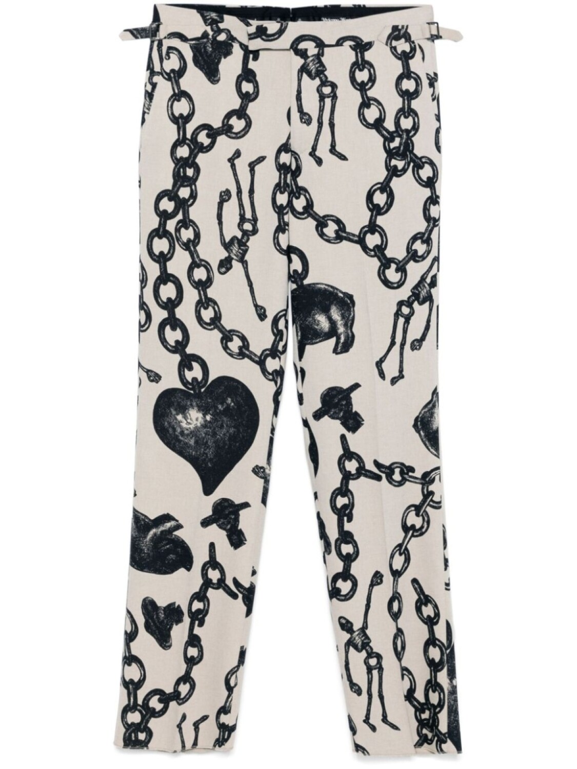 

Брюки с принтом Heart Chain Vivienne Westwood, нейтральный цвет