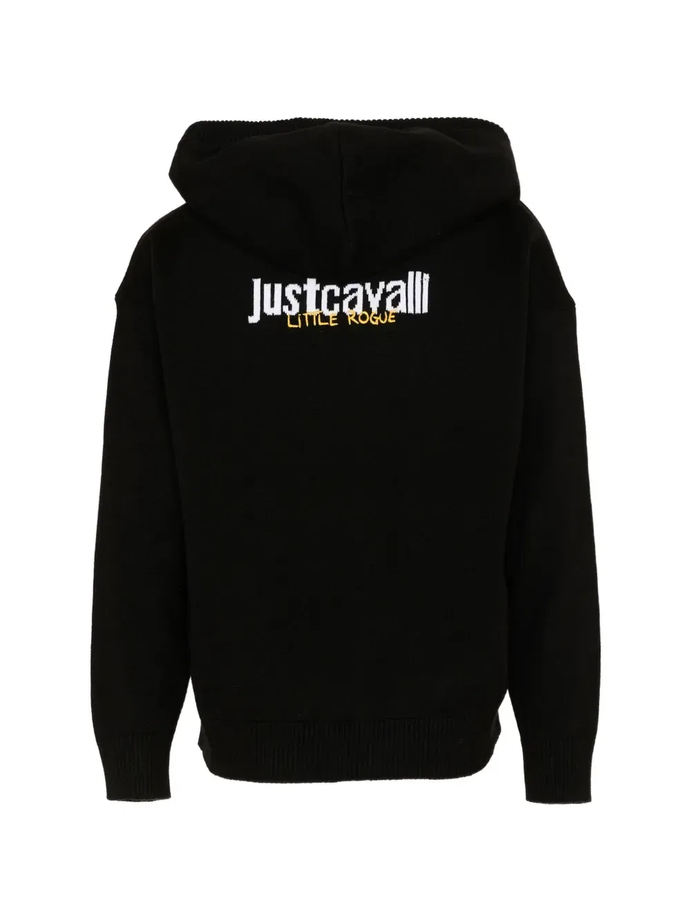 Худи на молнии Just Cavalli Kids, черный — фото 4