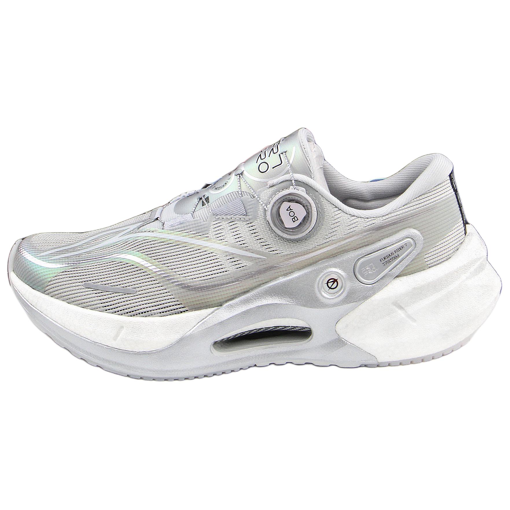 

LiNing Furious Rider 7.0 PRO V2 Легкие амортизирующие беговые кроссовки с карбоновой пластиной для мужчин, серый, водяной капля