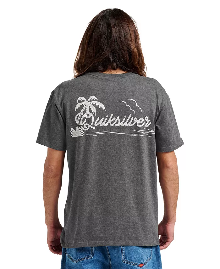 

Мужская футболка Island Vibin Quiksilver, коричневый/бежевый