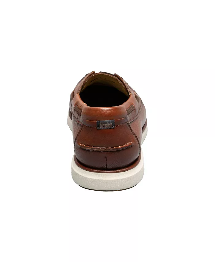 Мужские лодочные туфли Tropics Moc Toe с эластичными шнурками Florsheim, коричневый — фото 4