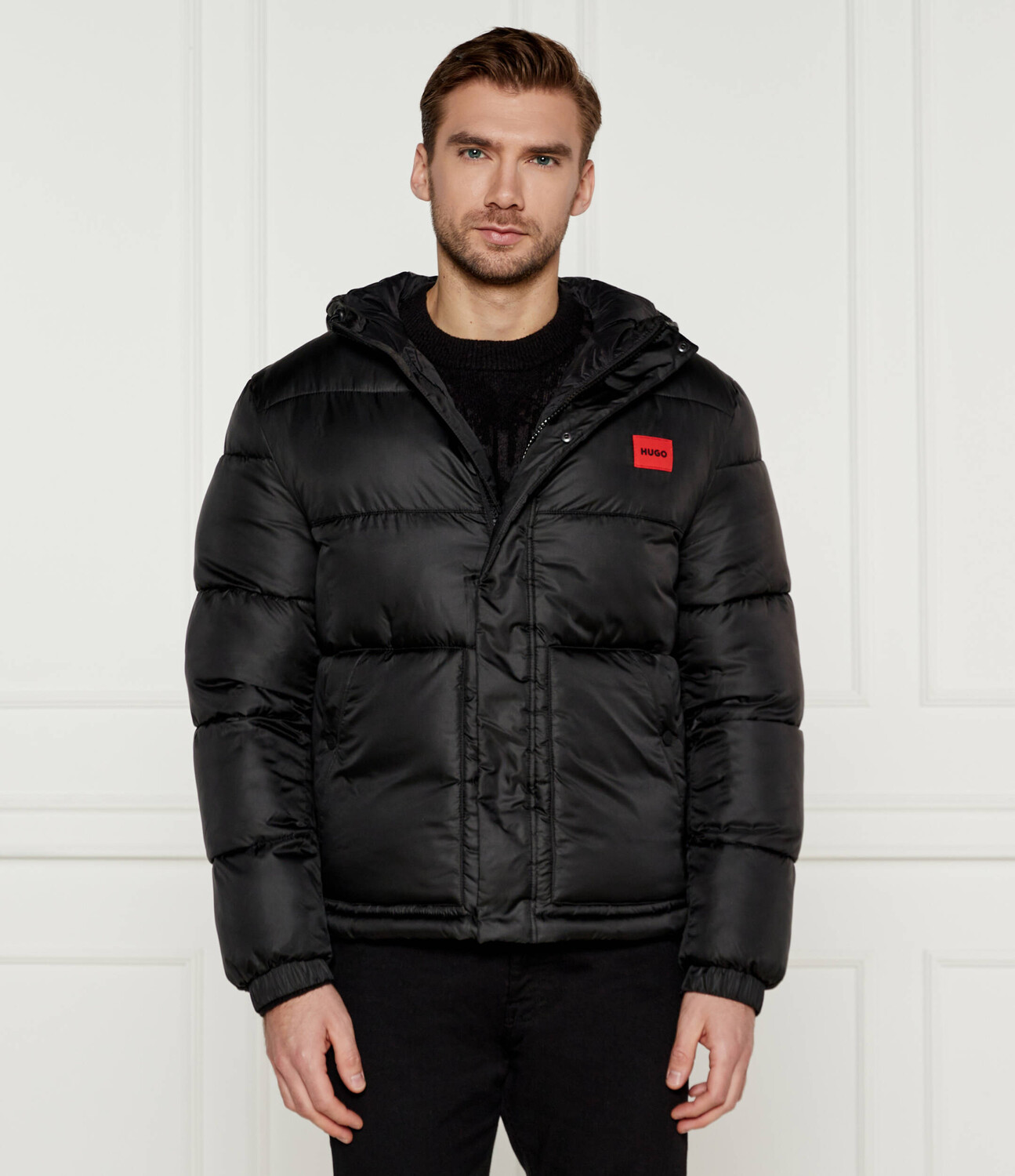

Куртка HUGO Baro Regular Fit, черный