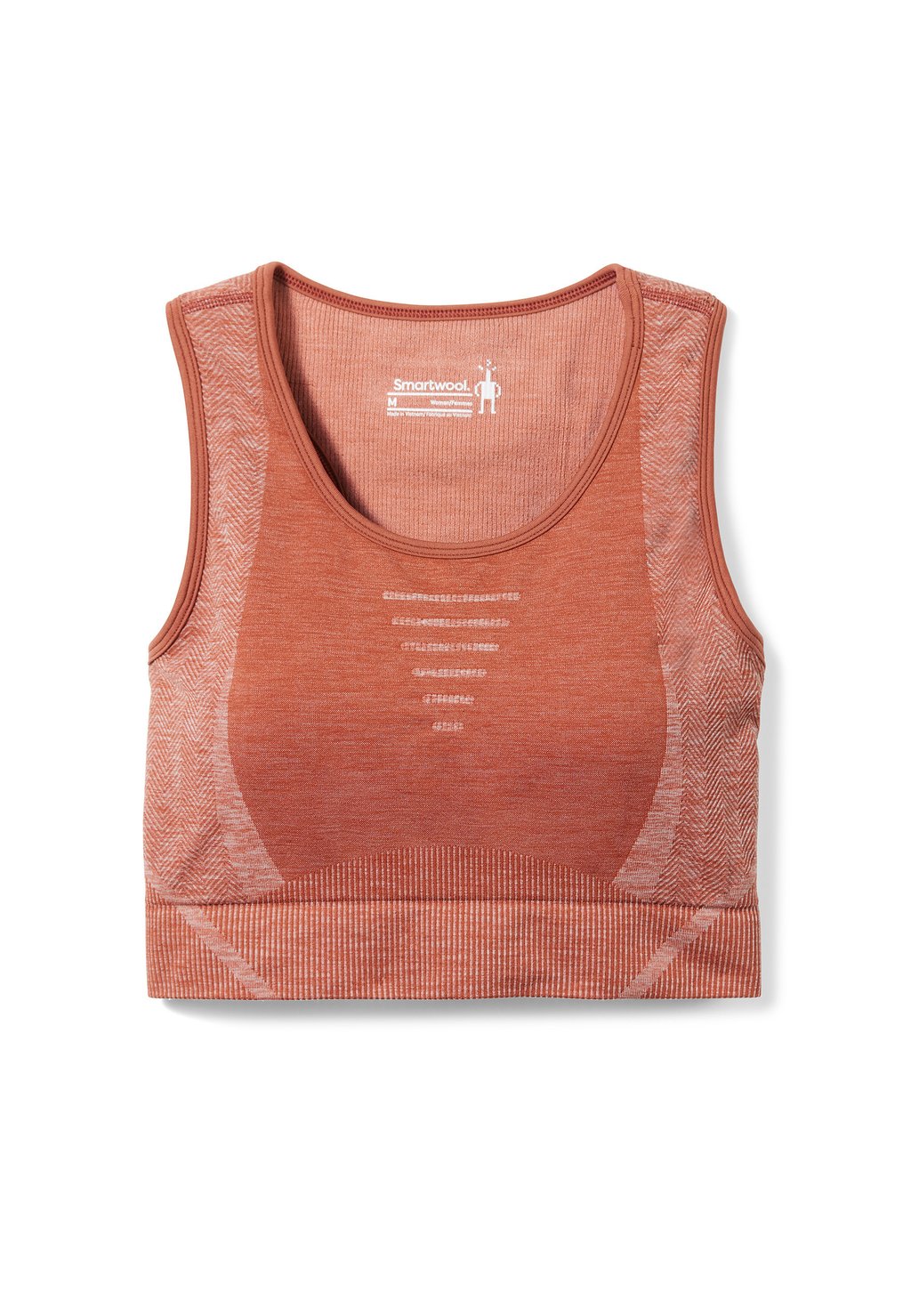 

Спортивный бюстгальтер средней поддержки INTRAKNIT RACERBACK Smartwool, красный