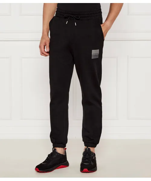 

Спортивные штаны Dusplitan Loose fit Hugo, черный