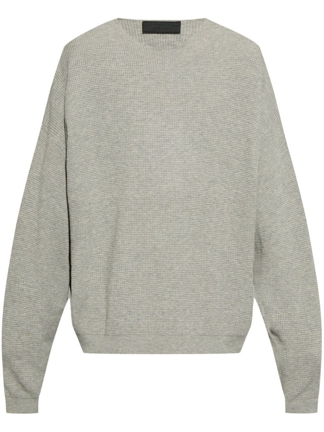 

Свитер вафельной вязки FEAR OF GOD ESSENTIALS, серый