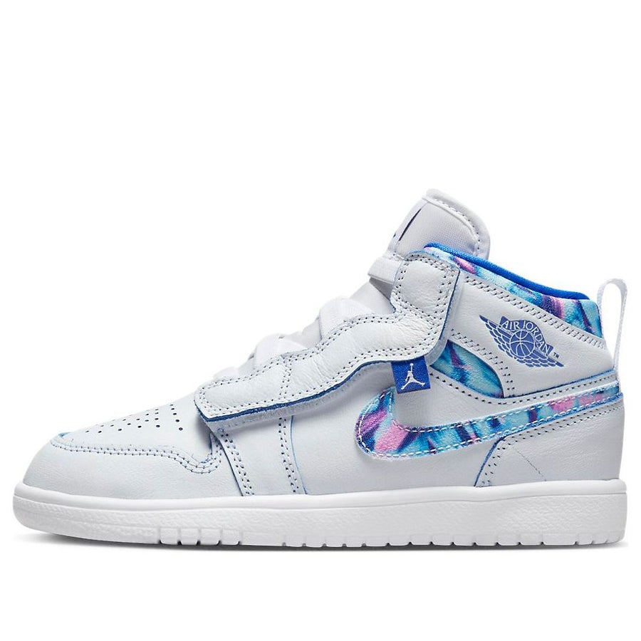 

Кроссовки (TD) Air Jordan 1 Mid Alt SE 'White Blue', белый