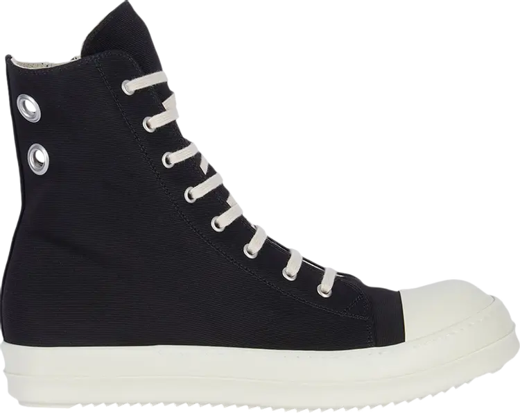 Кроссовки Rick Owens Wmns Lido DRKSHDW High 'Black Milk', черный