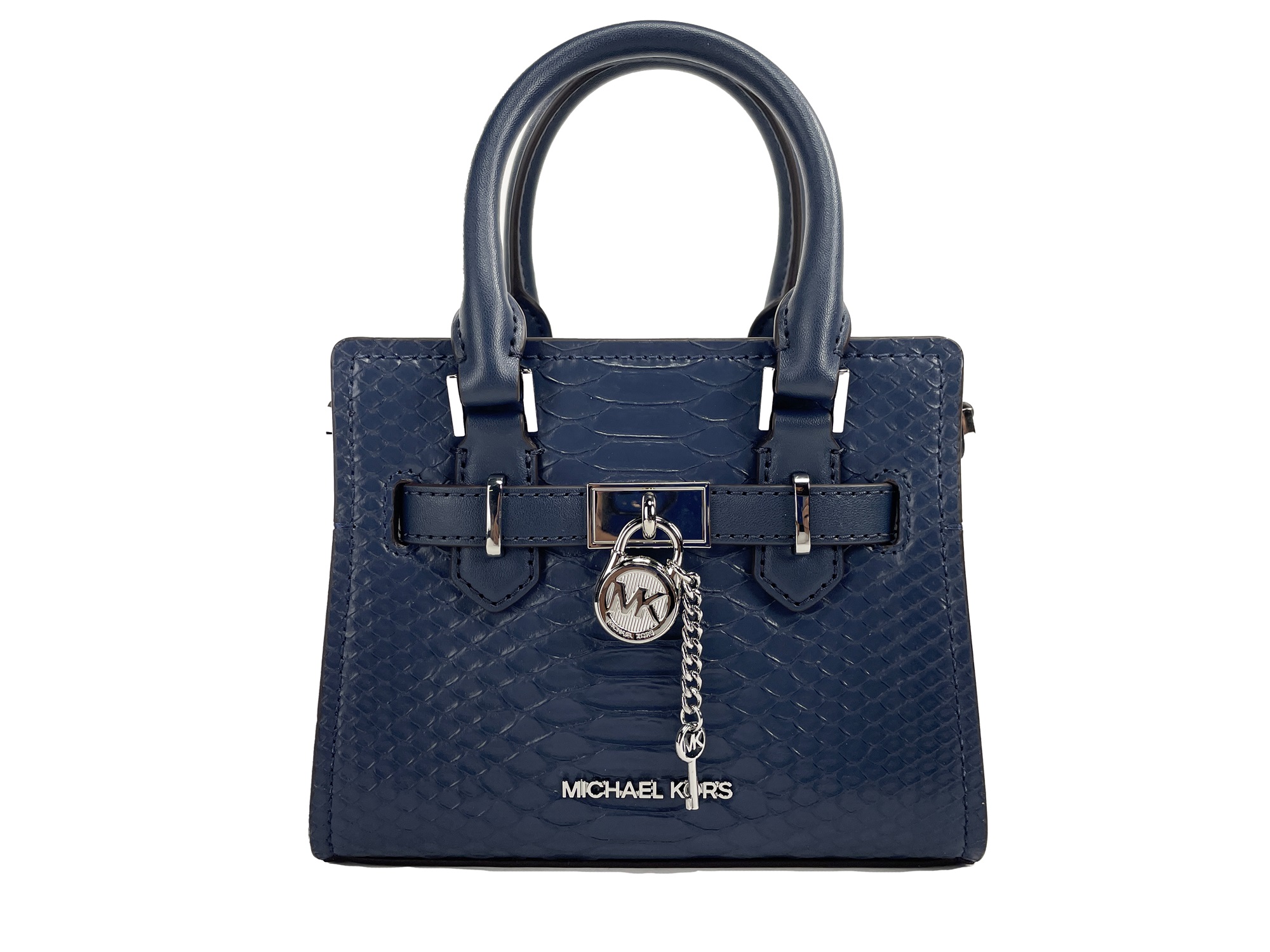 

Сумка-кошелек Hamilton XS Navy Snake Michael Kors