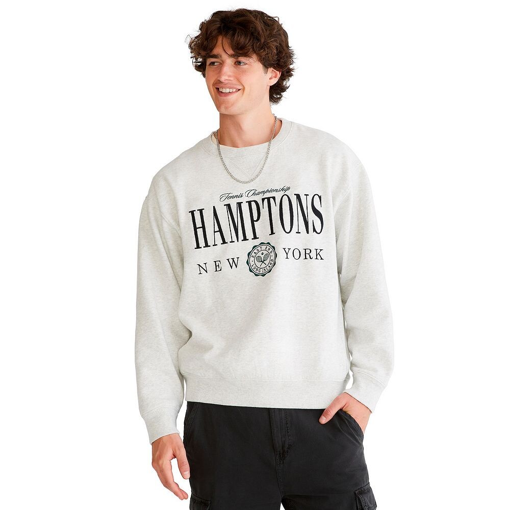 

Мужской свитшот Aeropostale Destination Crew, цвет Light Heather Grey