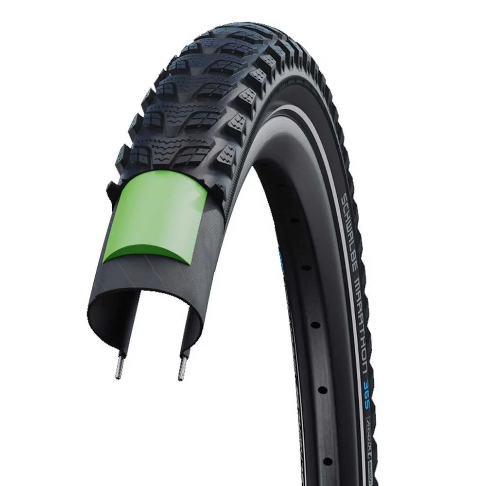 

Жесткая шина MTB Schwalbe Marathon 366 26´´ x 2.00, черный