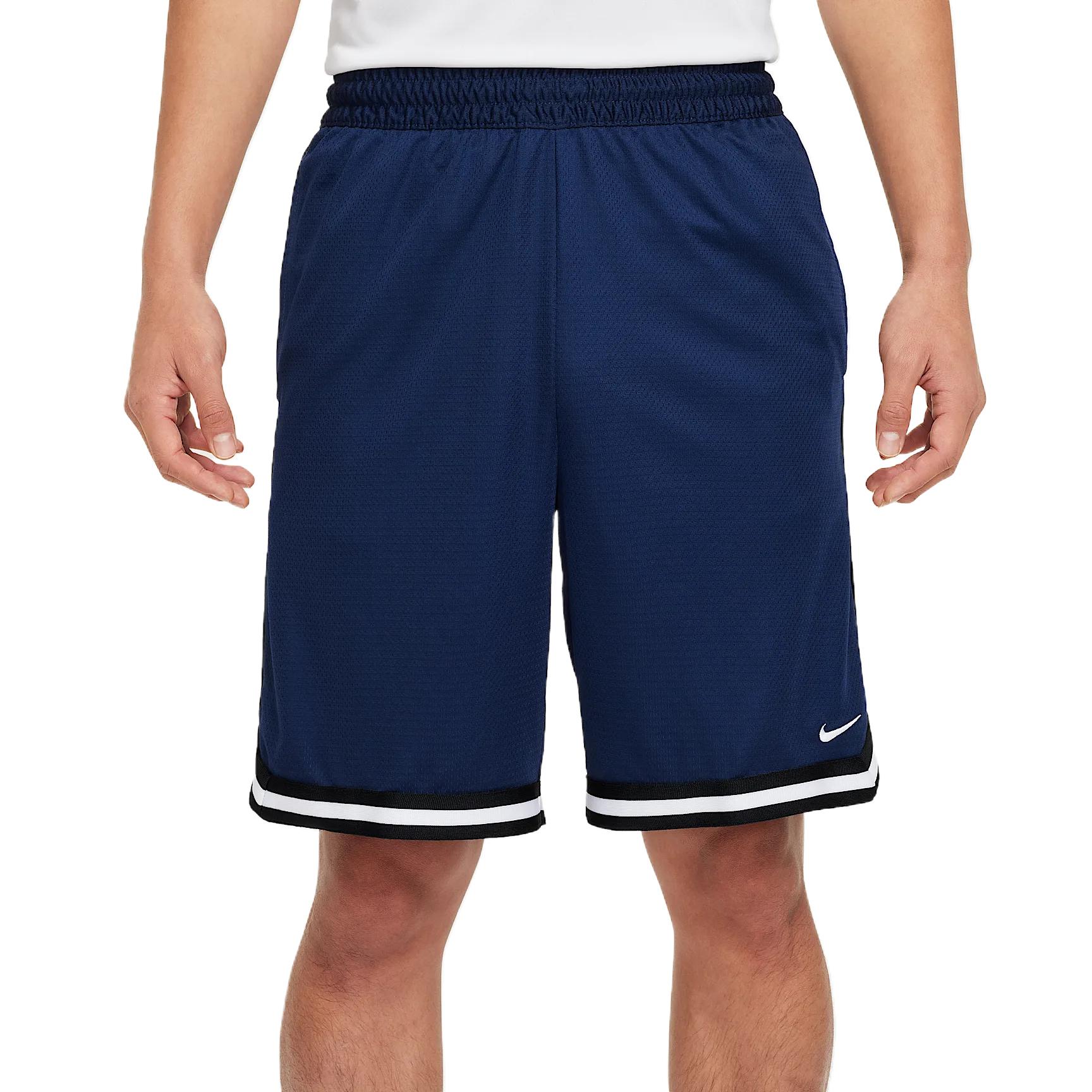 Nike Dri Fit DNA Swoosh Casual Shorts мужские Midnight Marine Blue/Black/White — фото 3