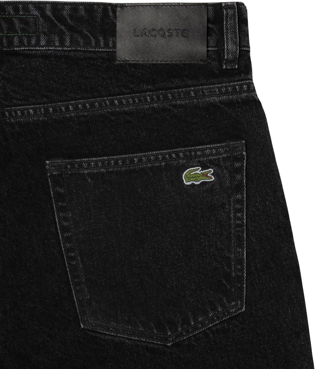 Lacoste мужские джинсы Five Pocket Straight Cut Indigo, Black Washed — фото 3