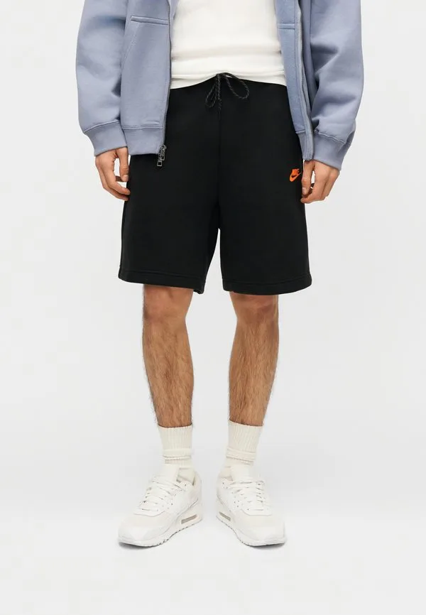 Шорты Nike Sportswear, Black/Hyper Crimson — фото 4