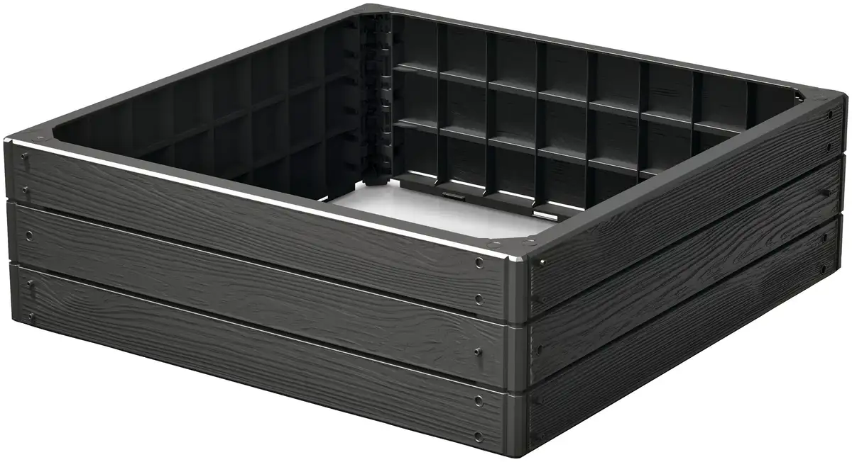 

Prosperplast Palisade "Base Wood", ШxГ: 75,6x75,6 см Д/76х25х76 см, цвет anthrazit