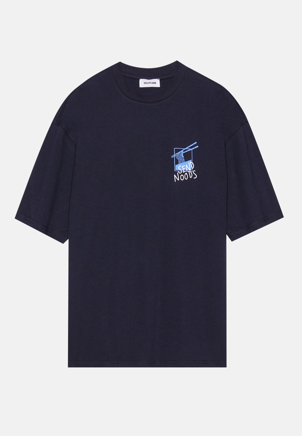 

Футболка с принтом UNISEX YOURTURN, черный