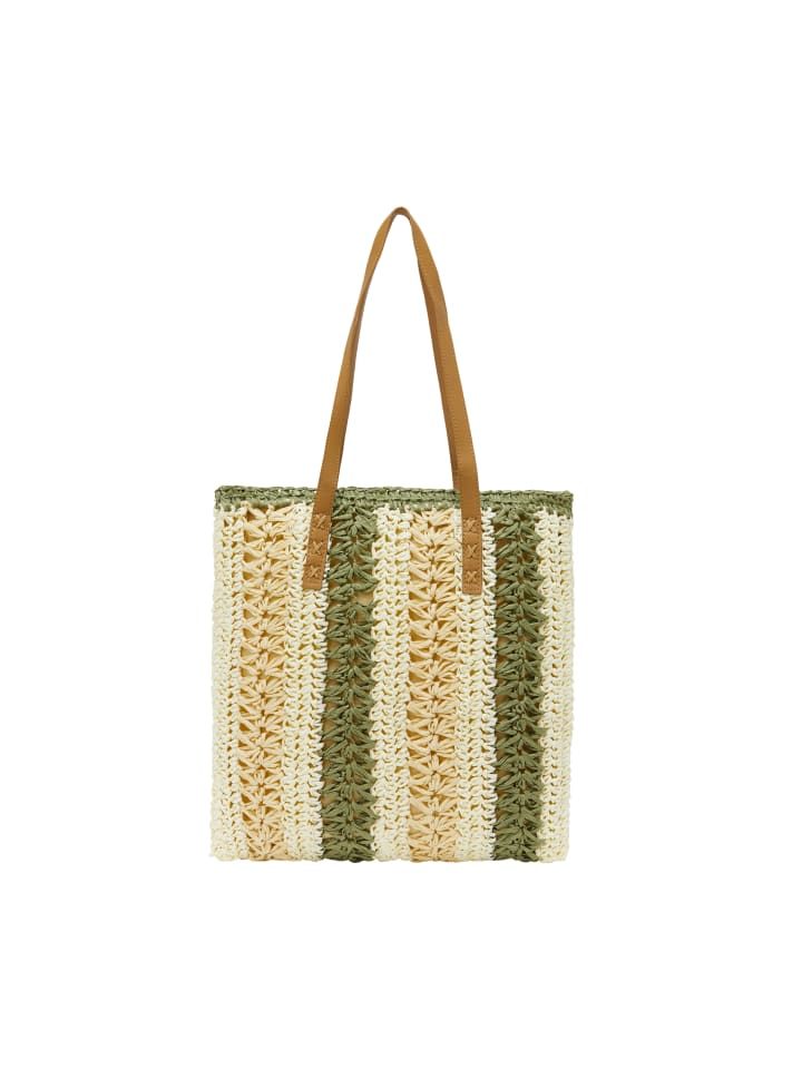 

Женская сумка-тоут оливкового цвета IZIA