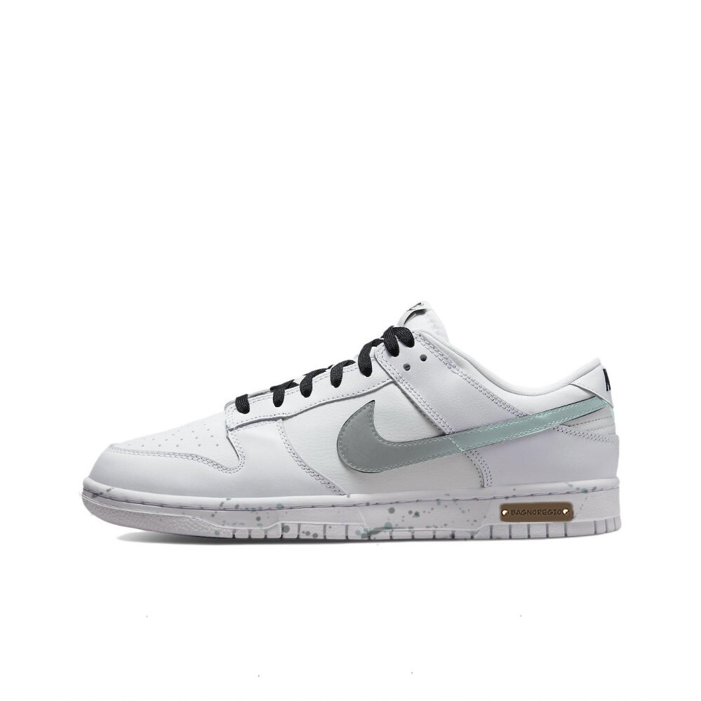 

Кроссовки Nike Dunk Skateboarding Shoes Men Low-top Grey/green, зеленый