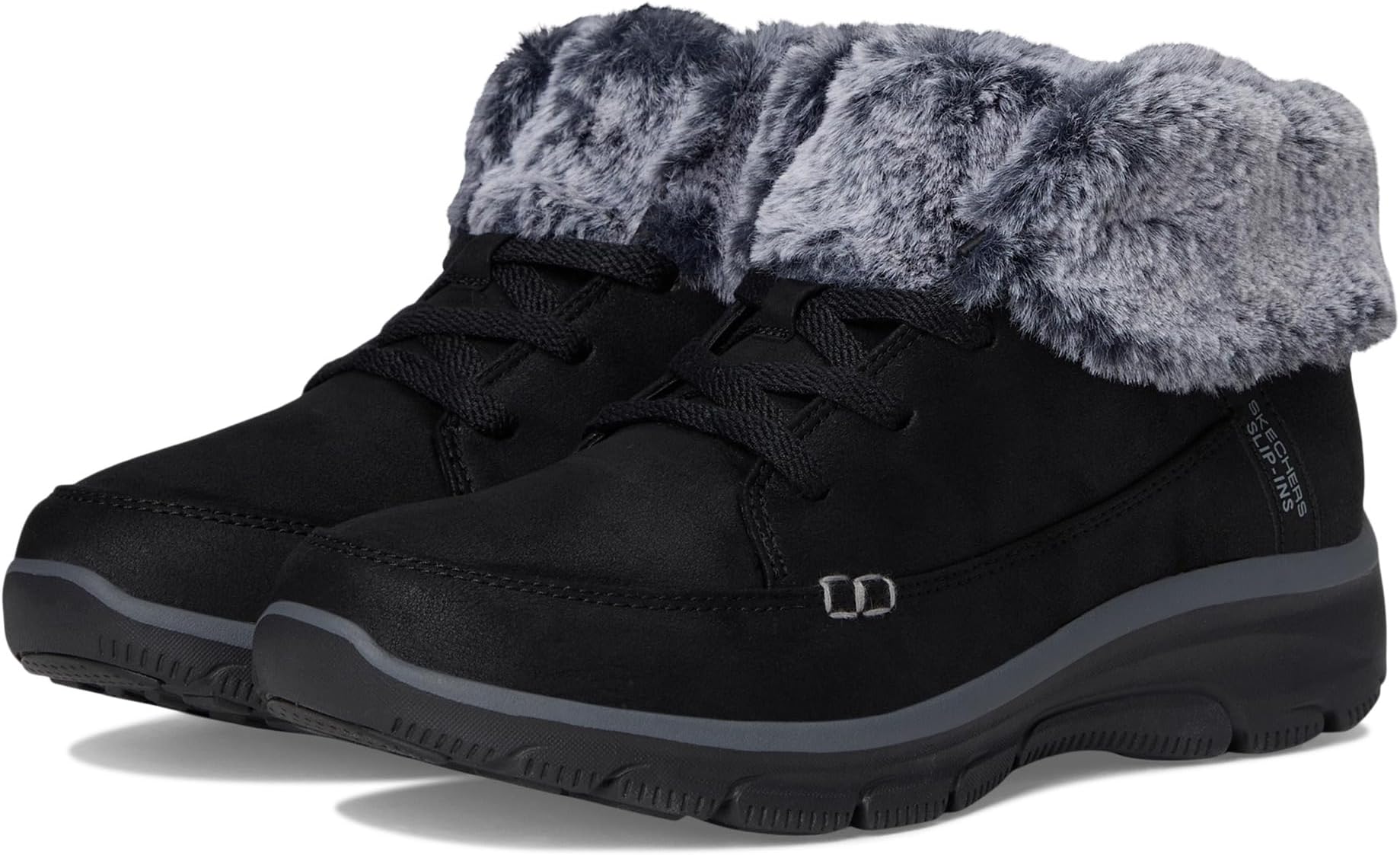 Ботинки женские SKECHERS Easy Going из веганских материалов, черный