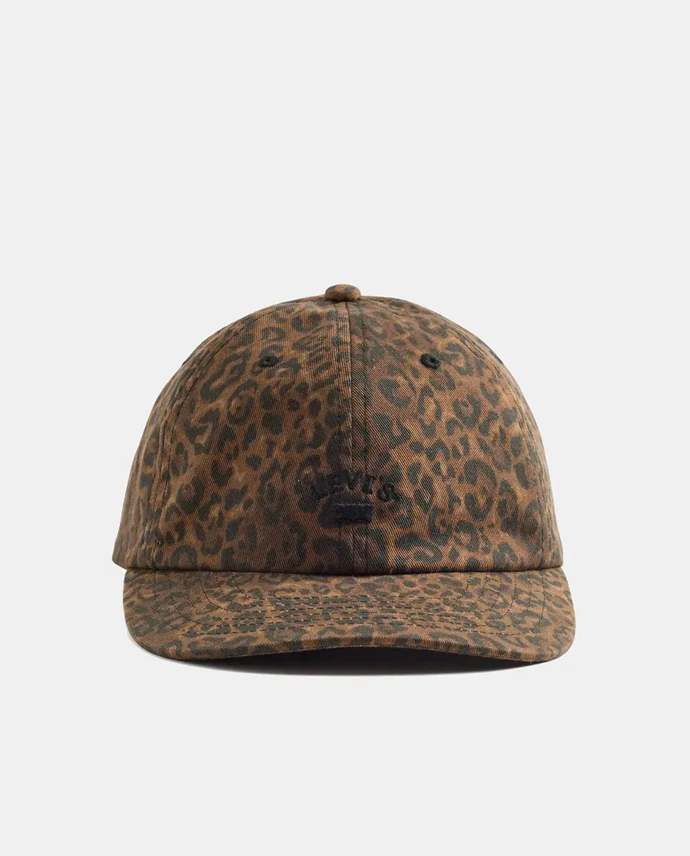 

Хлопковая шапка с вышитым логотипом спереди Levi's, мультиколор