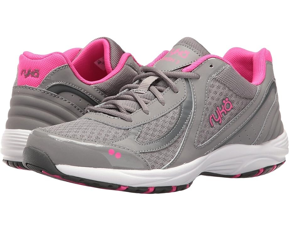 Кроссовки Ryka Dash 3, цвет Frost Grey/Steel Grey/Athena Pink/Cool Mist Grey