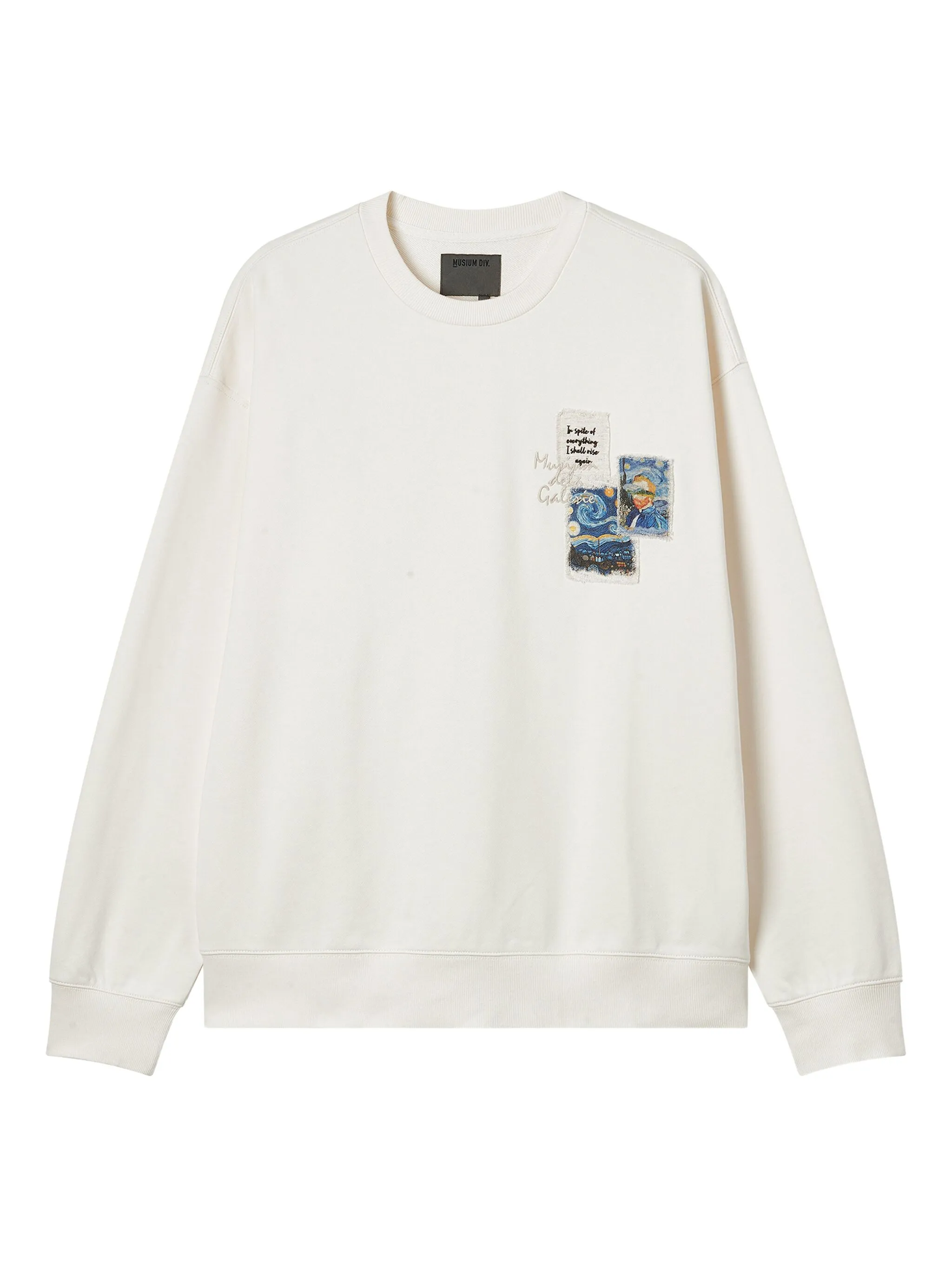 

Толстовка с вышивкой Musium Div., белый