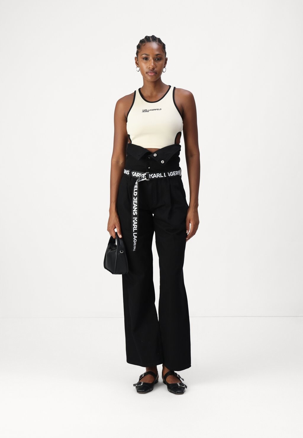 

Базовая футболка LOGO TANK Karl Lagerfeld, кремовый