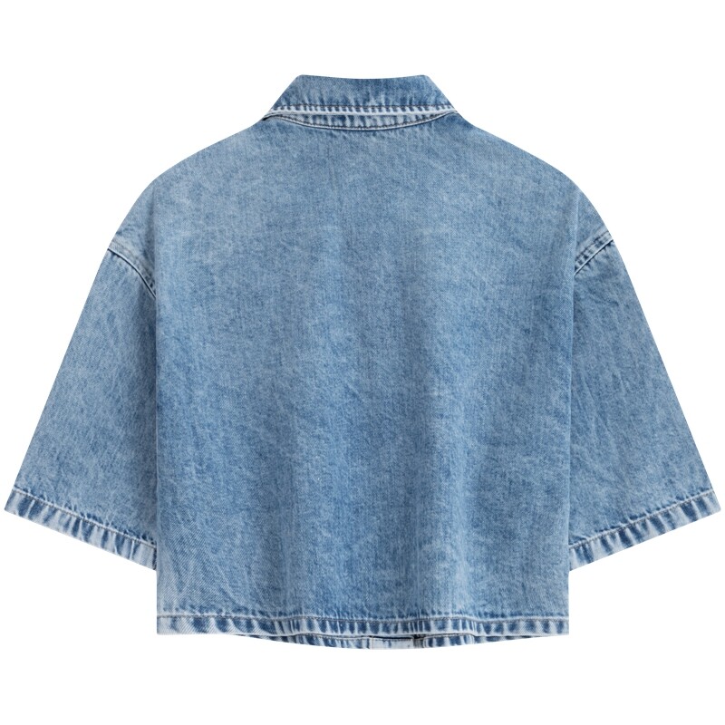 

Женская рубашка Calvin Klein, цвет 1AA - Denim Light Blue